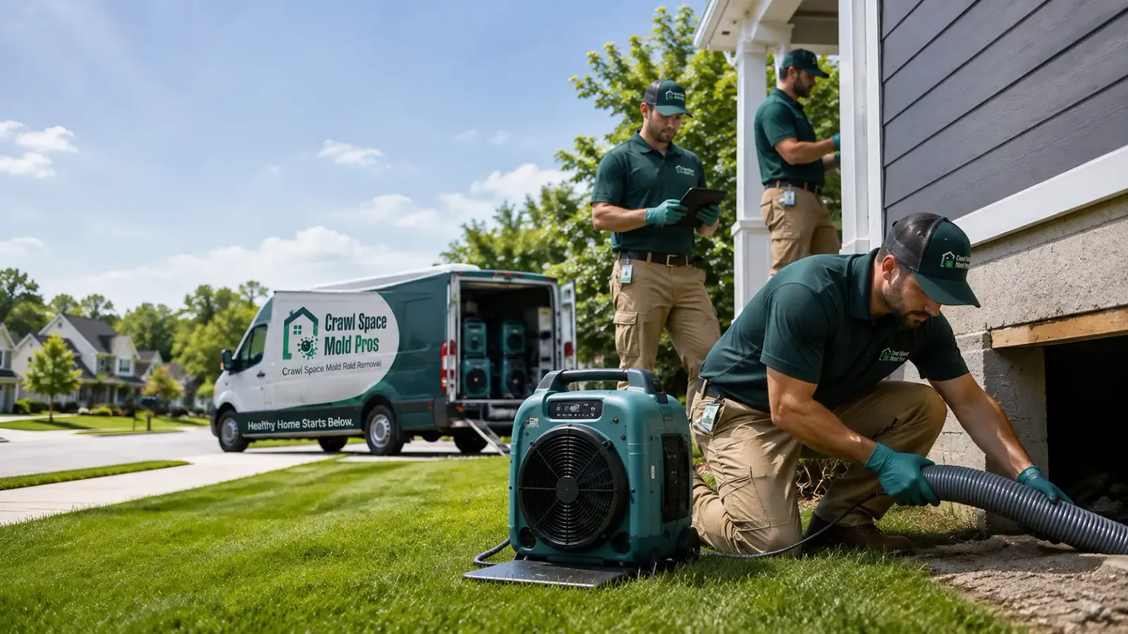 Crawl Space Mold Removal in Ludlow, MO